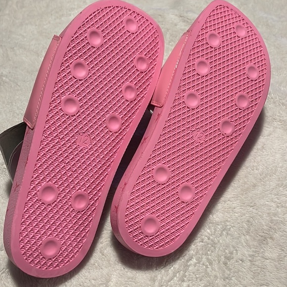 NWOB Jeffree Star Unisex Pink Slides-Size 14 - Picture 6 of 6